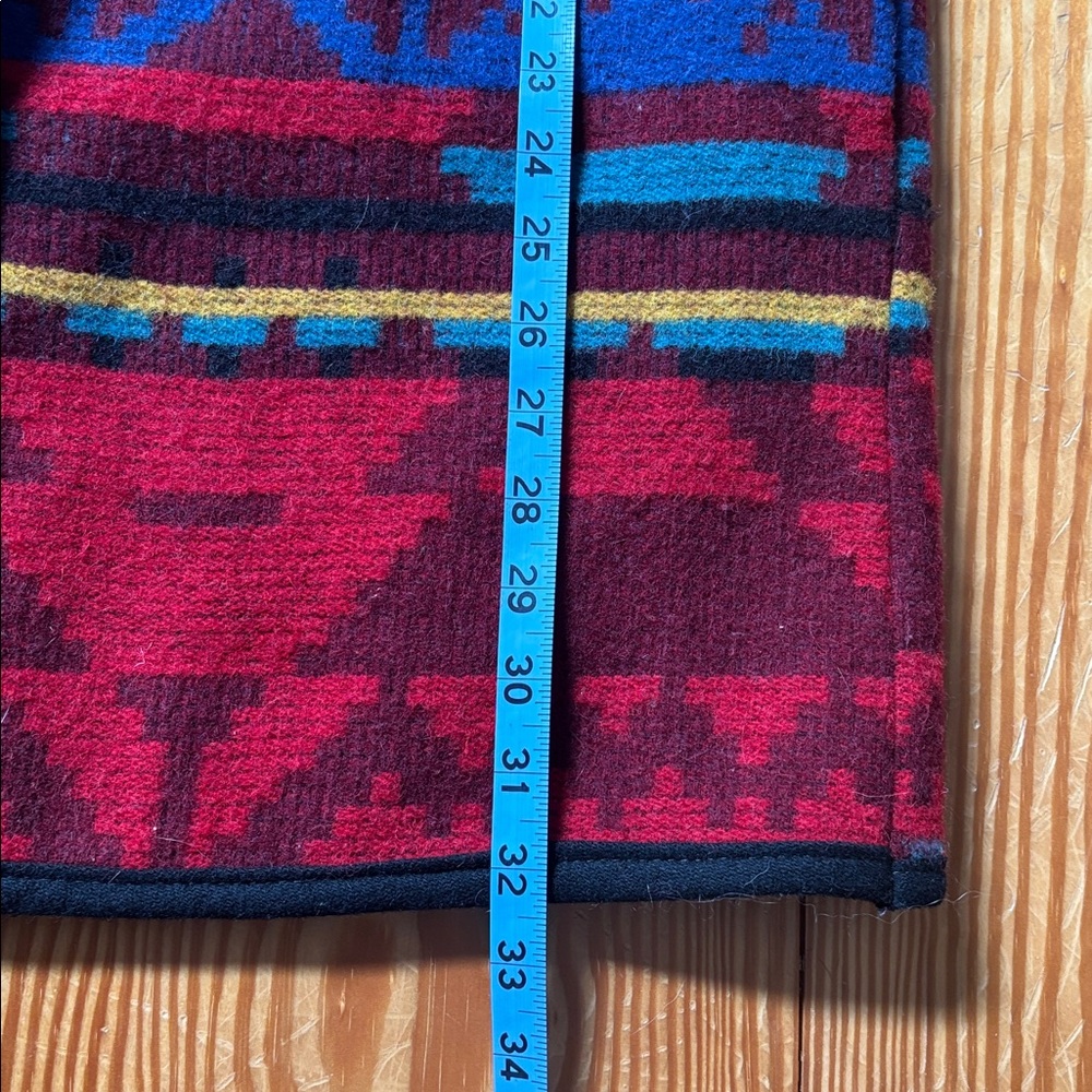 Ashely Scott Multicolored wool Jacket. Tribal, southwestern, Aztec pattern - Picture 10 of 10